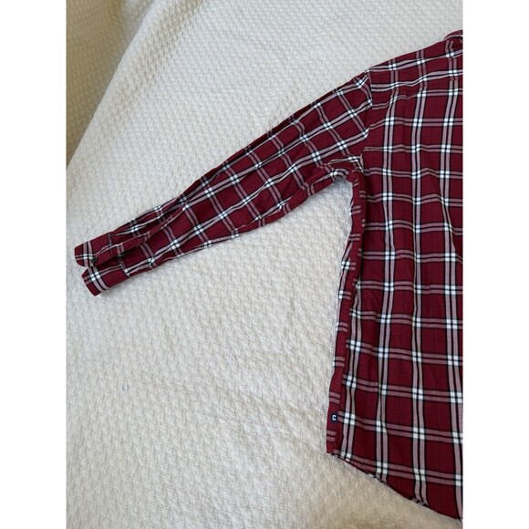 Chaps Easy Care‎ Twill Plaid Button Down Shirt Long Sleeve Casual | Men's Medium - Picture 9 of 13